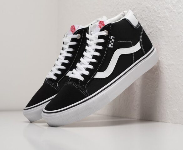 Кеды VANS Sk8 Mid black. Вид 1