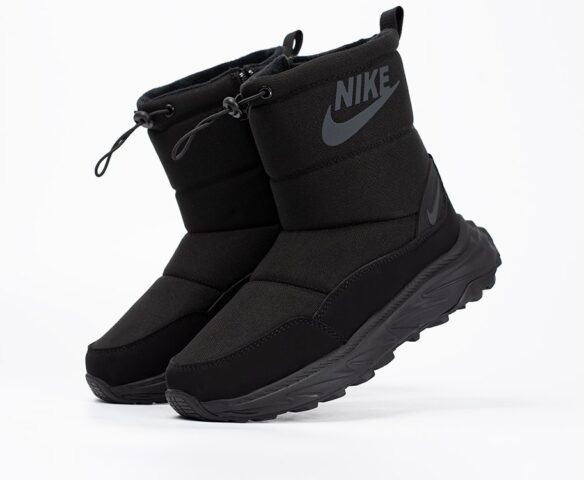 Зимние Сапоги Nike black textile Зимние Сапоги Nike black textile